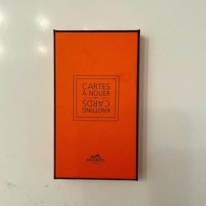Authentic Hermés knotting cards - NIB